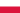 Poland drapeau